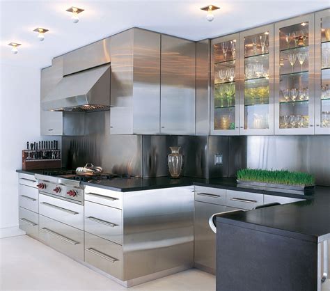 kitchen stainless steel cabinet|stainless steel residential kitchen cabinets.